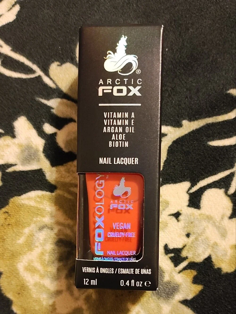 Arctic Fox Nail Lacquer — Bright Orange Shade